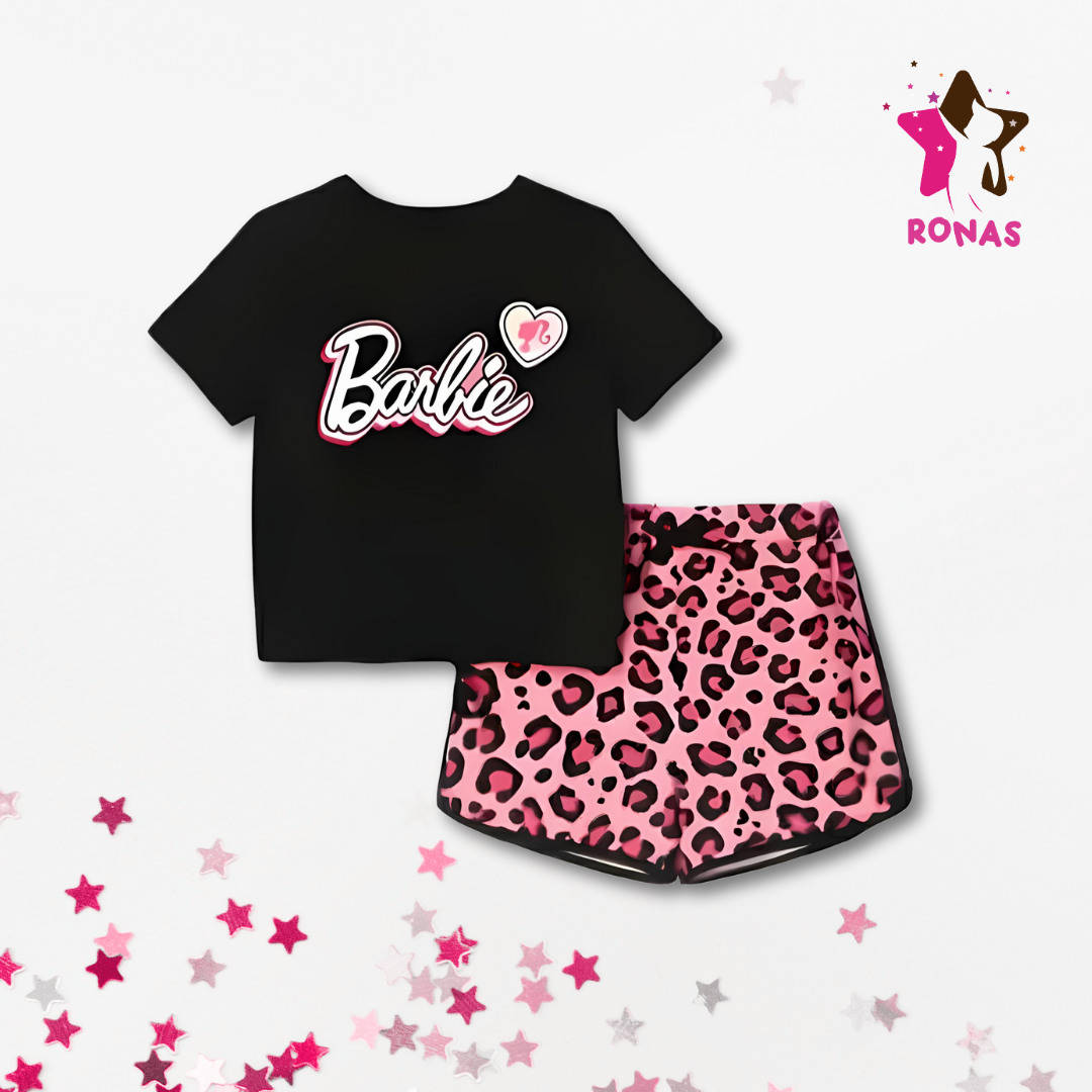 Barbie Print - Black